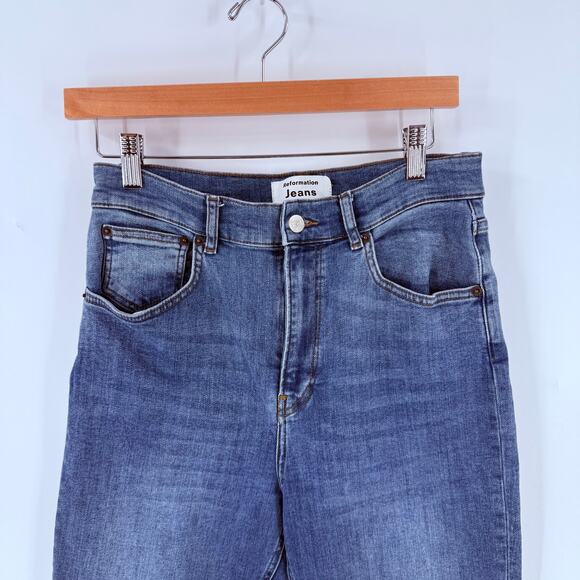 Reformation Jeans Women’s Size 29P Petite High Rise Skinny Darwin Wash - Picture 5 of 11